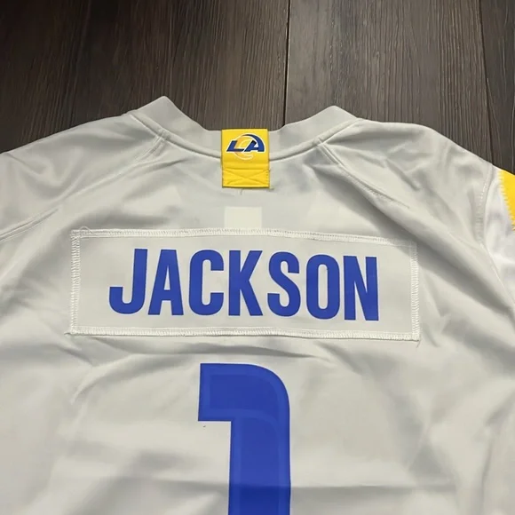 Nike Women’s NFL On Field Apparel Los Angeles Rams Jackson “1” Jersey, Sz: XXL - Picture 8 of 8